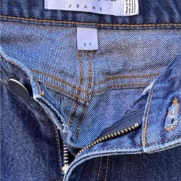 American Apparel Women’s Classic Straight Leg Jean Indigo Rinse Size 27 - Picture 4 of 11